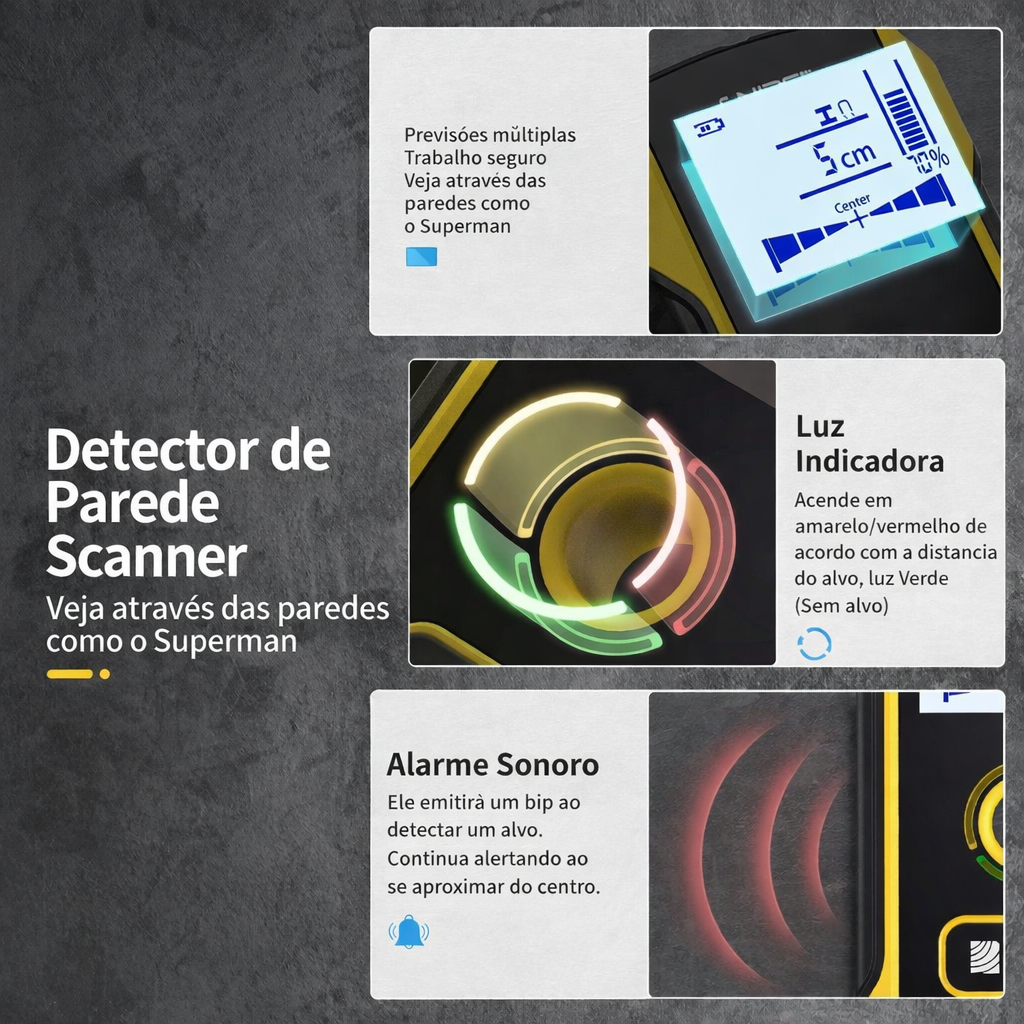 CELAIS® DetectaPro – Detector de Paredes Inteligente