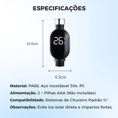 Pomo de Duche Filtrante Premium 🌡️ 💧