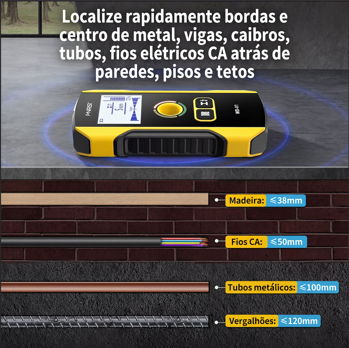 CELAIS® DetectaPro – Detector de Paredes Inteligente